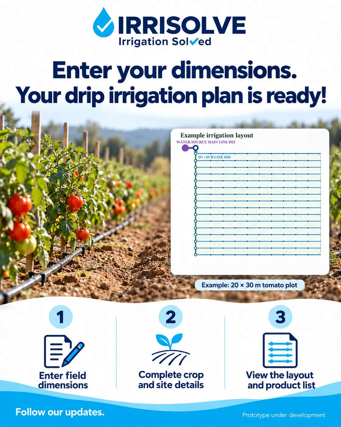 Drip irrigation — IrriSolve