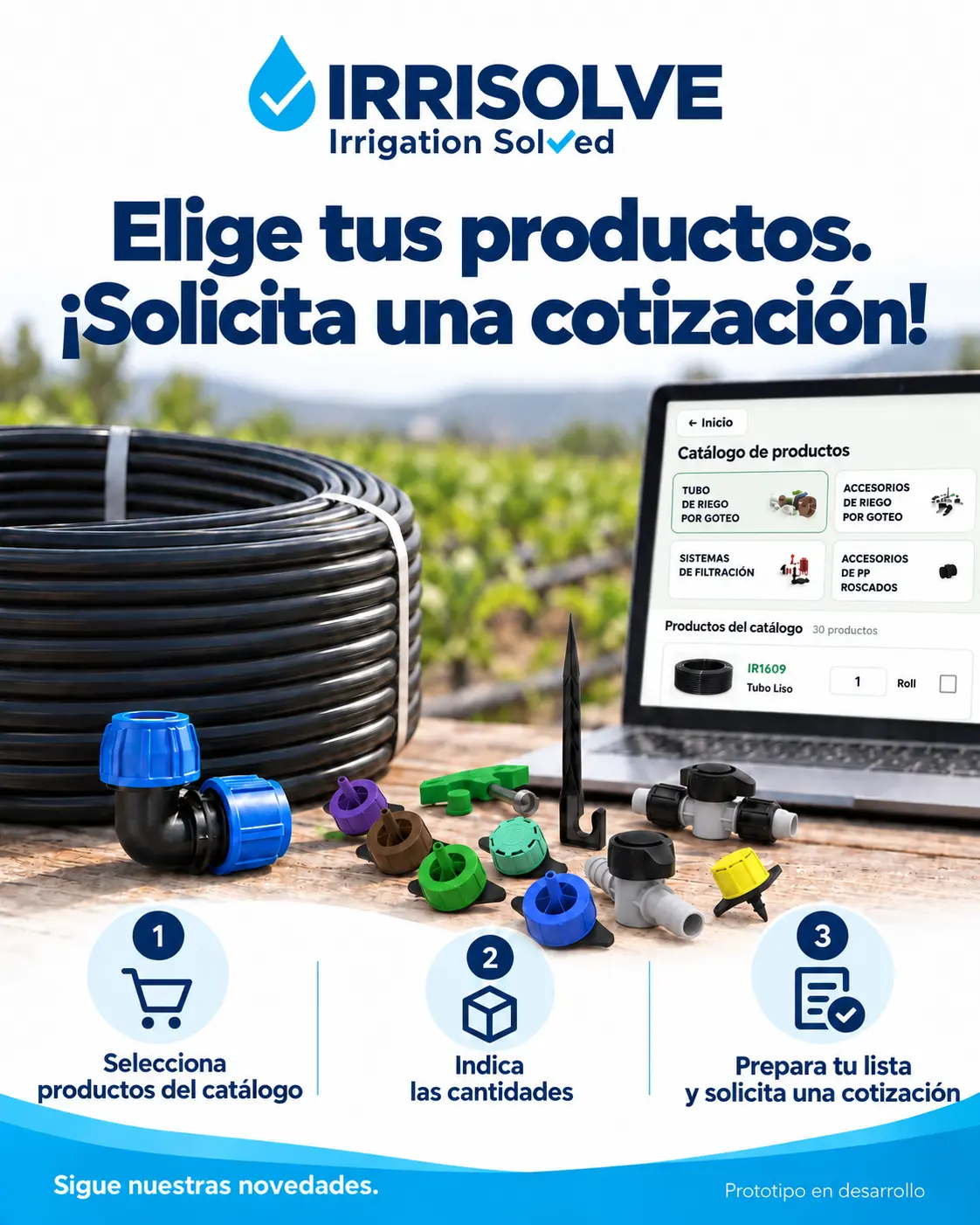 Productos y cotizaciones — IrriSolve