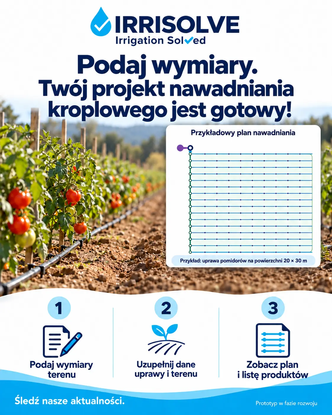 Nawadnianie kroplowe — IrriSolve