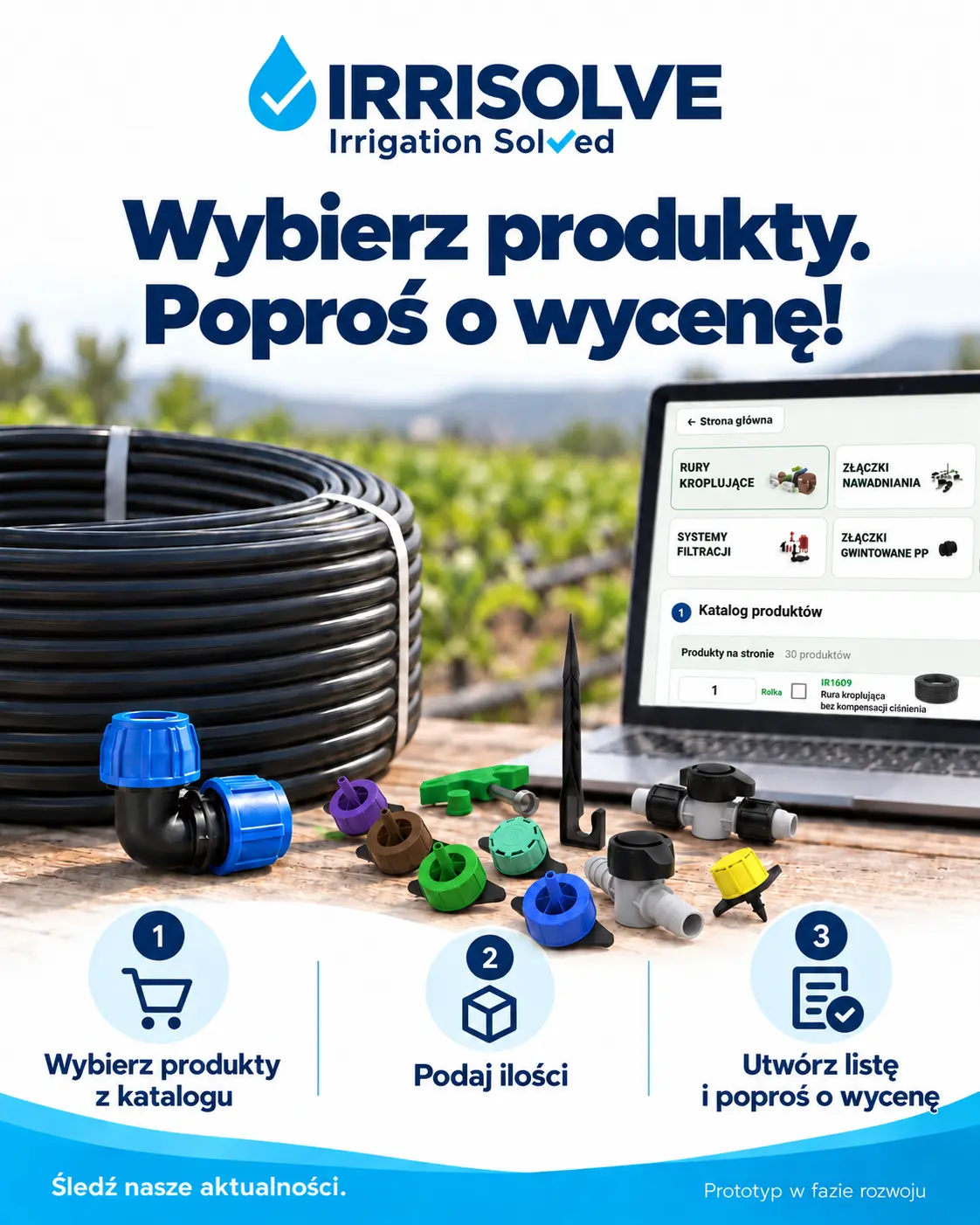 Produkty i wyceny — IrriSolve